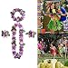 ANBET 6 Conjunto de Hawaianas Leis Luau Flores, Tropical Luau Hawaiano Lei...