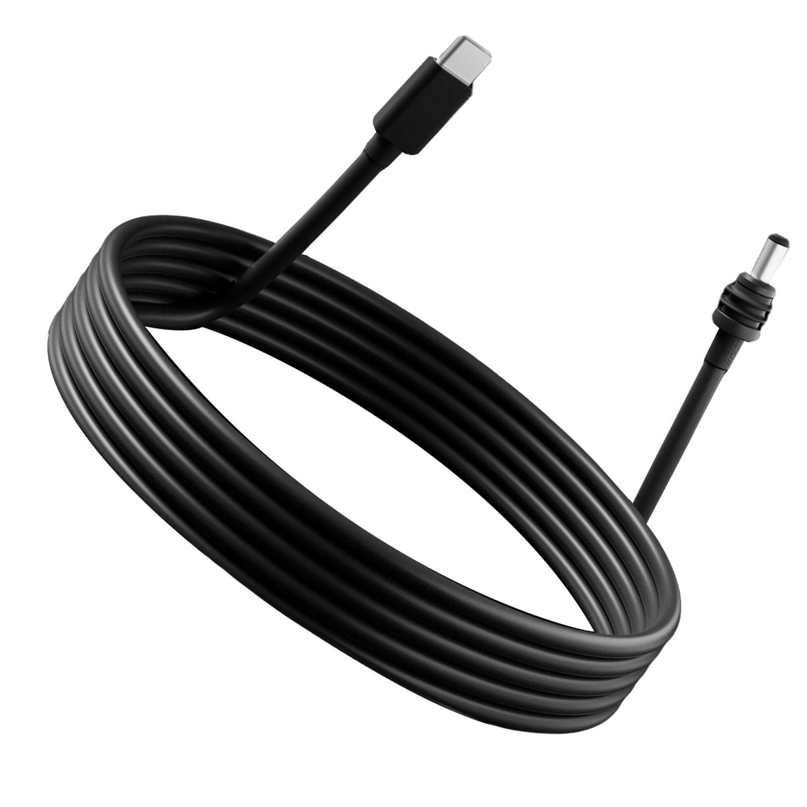 LiebeWH Cavo Tipo C con Conduttore in Ottone 18 AWG, Prolunga da CC a Tipo C 5 M, Cavo di Ricarica USB CC SPX MINI in Gomma per Piccole Ventole e Dispositivi Elettronici