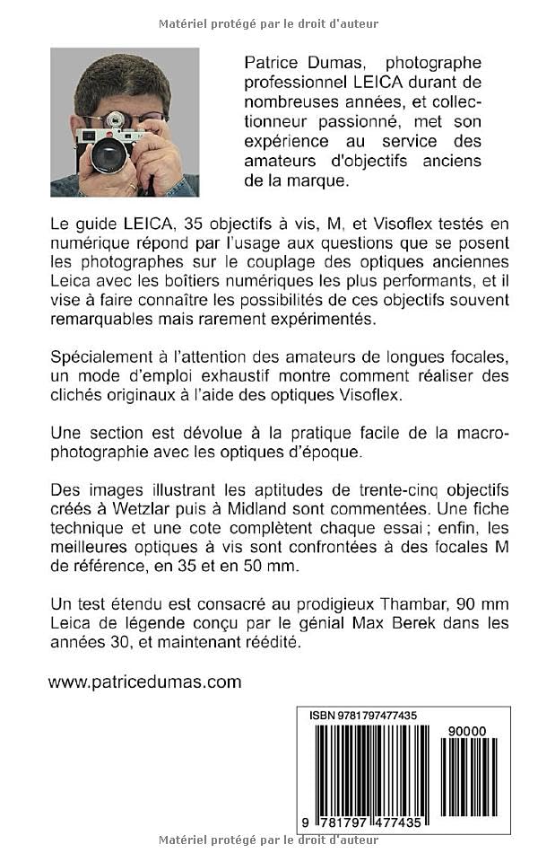 Leica 35 objectifs à vis M Visoflex testés en numérique bague - 3