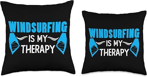 Miniatura 3 de Joke Surfer Saying Surfing Windsurfing Throw Pillow, 16x16, Multicolor