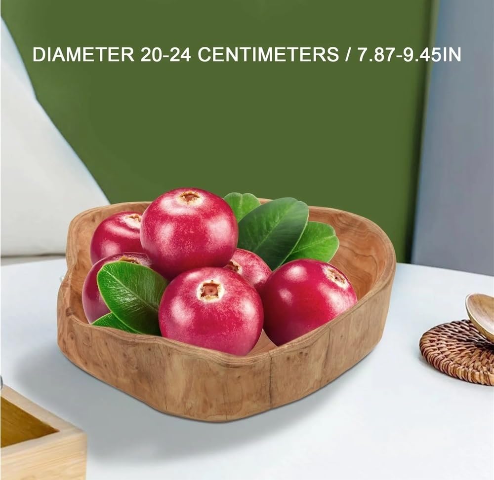Fruitero de madera, Ensalada de madera y cuencos fruta estilo del cortijo for la pieza central presentación comida