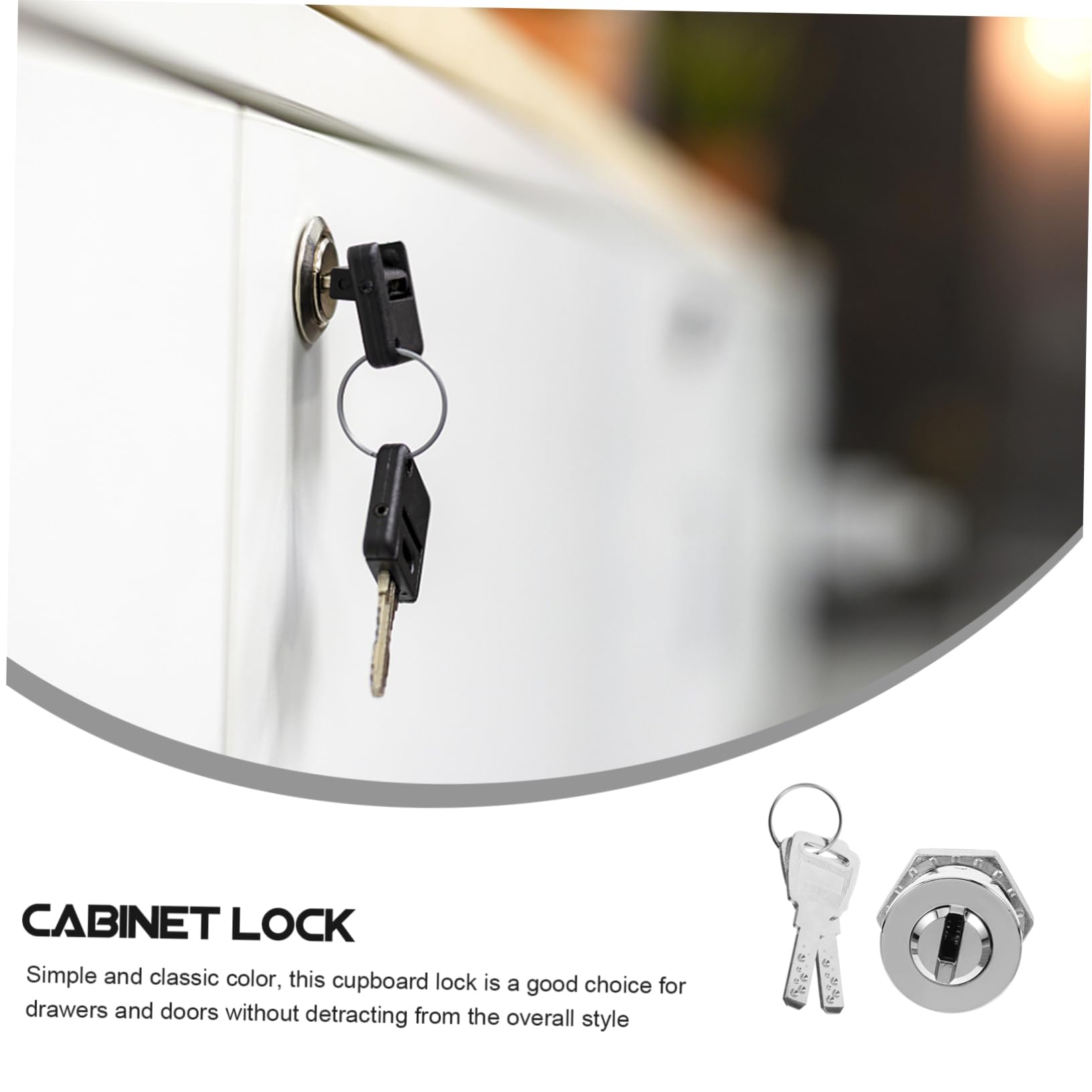 Lot De 5 Serrures De Sécurité Pour Armoire Casier À Combinaison Serrure À Pêne Dormant De Tiroir En Métal Acier Inoxydable Argenté