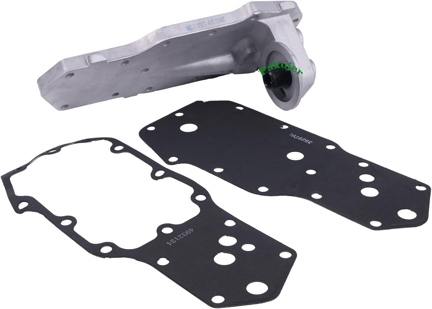 Oil Cooler Cover Filter Head Support Pressure Regulator 4934218 4934217 C4934218 3918954 Compatible with Cummins Engine 6B 6BT 6BTA B5.9L