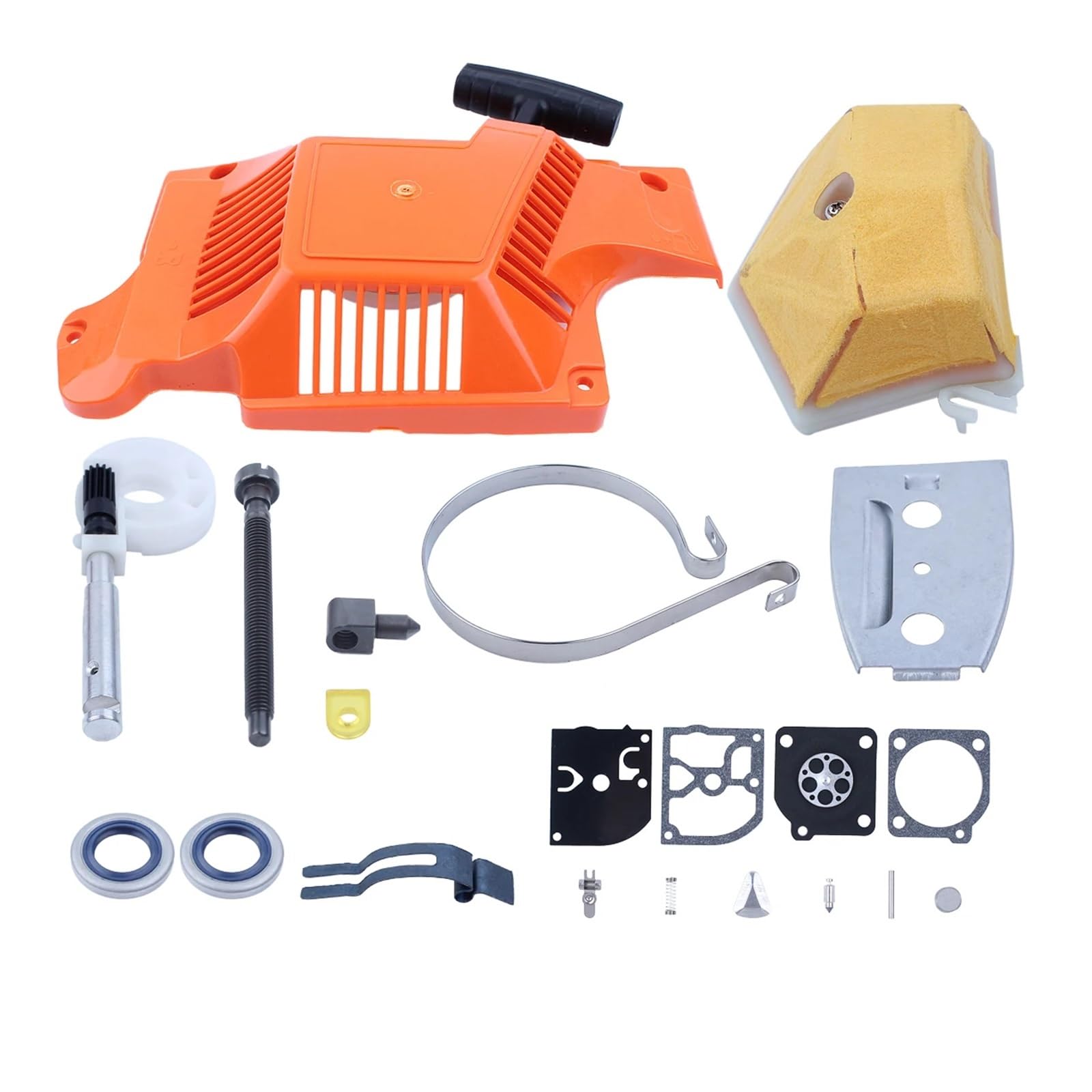 Kit de placa barra banda freno bomba aceite filtro aire arranque rebobinado for HUSQVARNA 51 55 repuestos motosierra 503151803