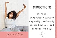 Vista 4 de N'More Supositorios vaginales de ácido bórico, 100% puro, fabricado en Estados Unidos, Boricfem apoya la salud vaginal (uno)