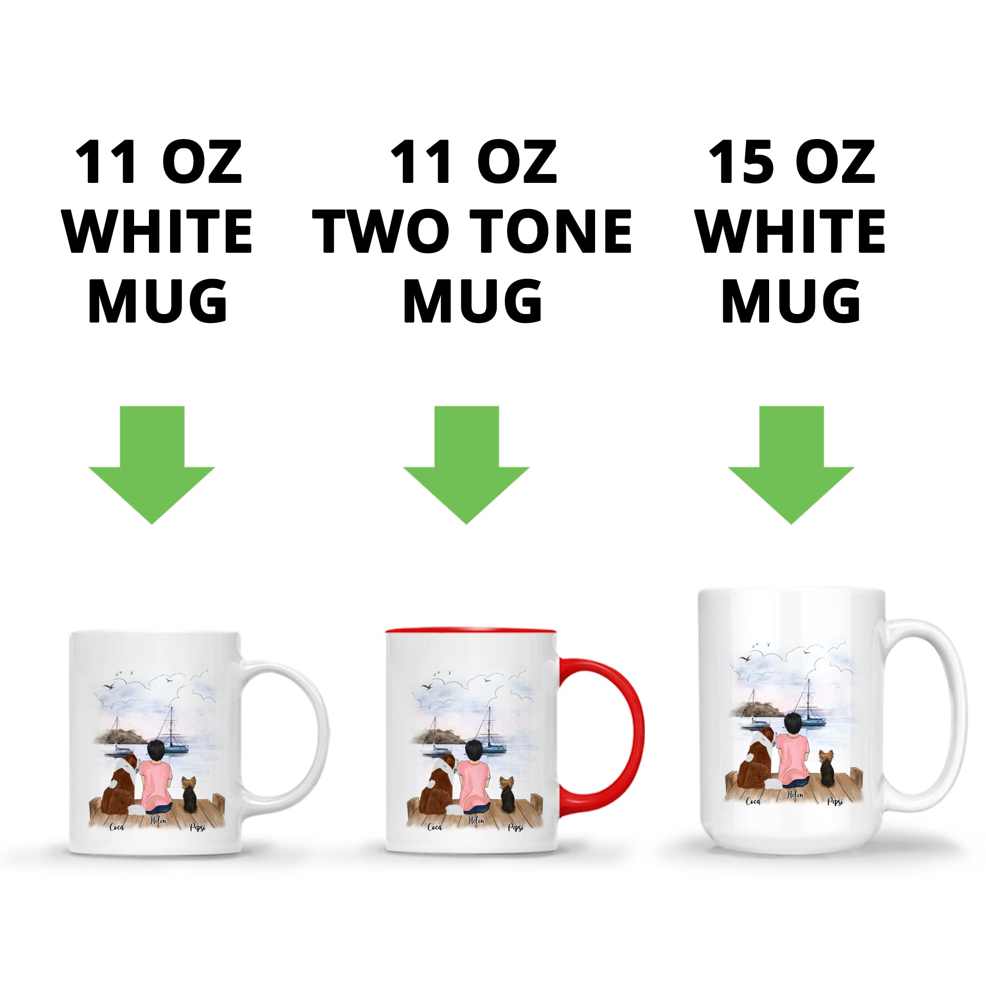 Best dog mom cup Shop Dog Mom Personalized Coffee Mug 11 oz. Red