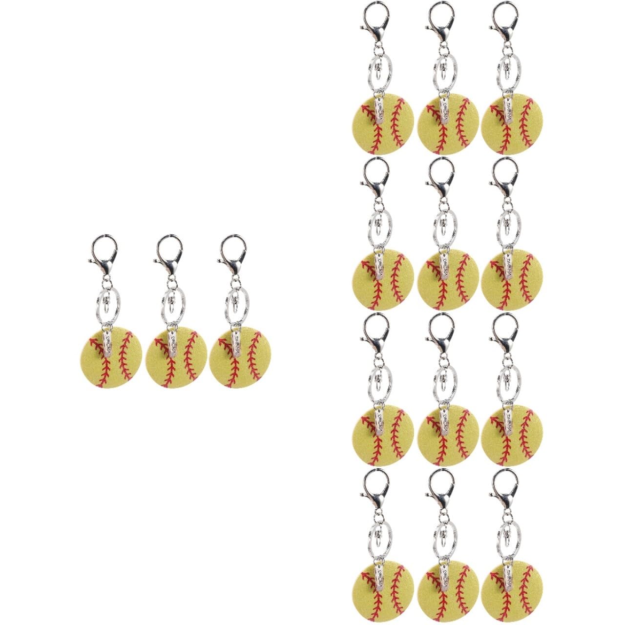 BESPORTBLE Portachiavi Da Softball Keychain Per Le Chiavi Portachiavi Per Ragazzi Attrezzatura Sport Fan Portachiavi Softball Per Ragazzi Portachiavi Per I Giocatori Lega