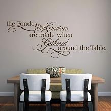 The Fondest Memories Wall Decal for Dining Room, Kitchen