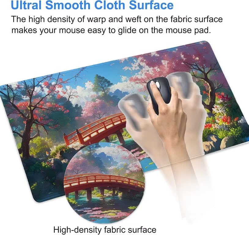 Tapis de souris XXL antidérapant résistant à l'eau pour protéger votre bureau PC - 6