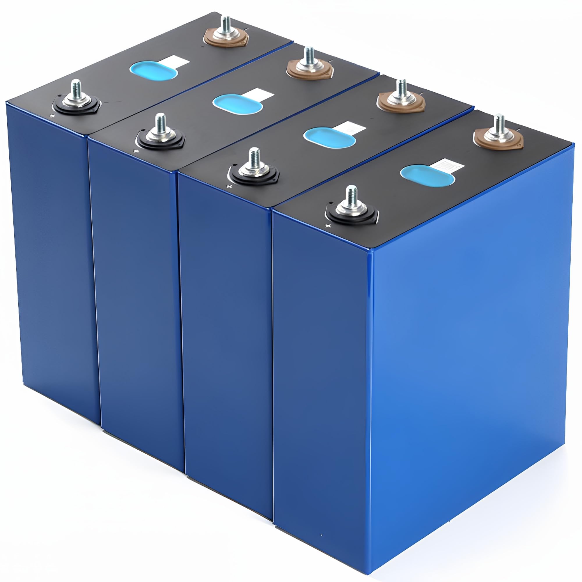 8 unidades 3,2 V 310 Ah 320 Ah Celda de batería LiFePO4 Ión de litio prismático 11000 ciclos para paquete sistema de almacenamiento solar híbrido red 12 V 24 V 48 V