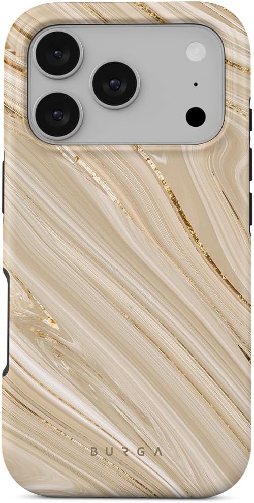 BURGA Phone Case for iPhone 17 Pro - Cute, Trendy, Aesthetic, Designer Pattern, 17pro Phone Cover, Hard Shell Protection - fits Apple iPhone 17 Pro Case for Women and Men