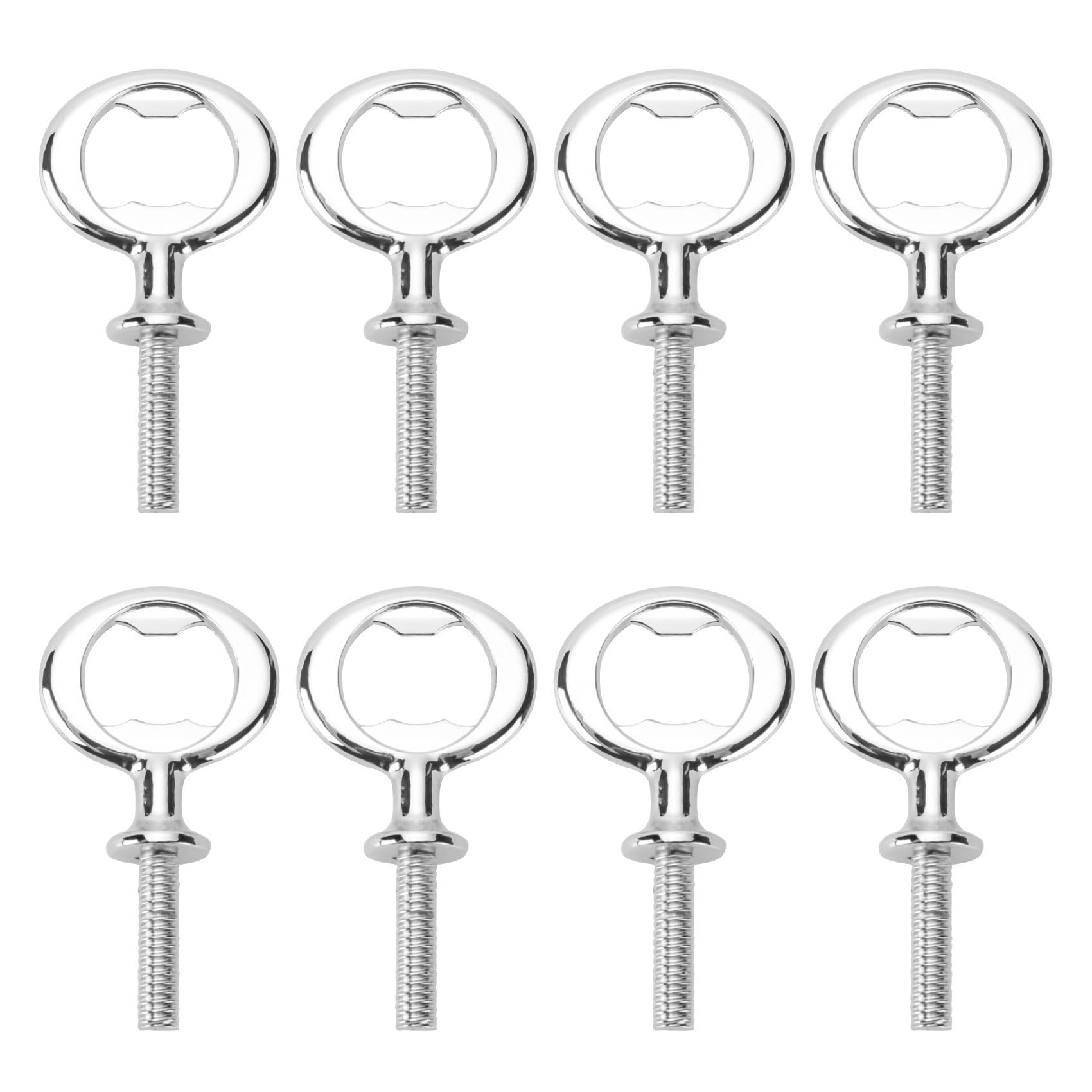 CTRLZS 8 Pieces Bottle Opener Kit Metal Bottle Opener DIY Craft Beer Bottle Opener Blank Bottle Opener
