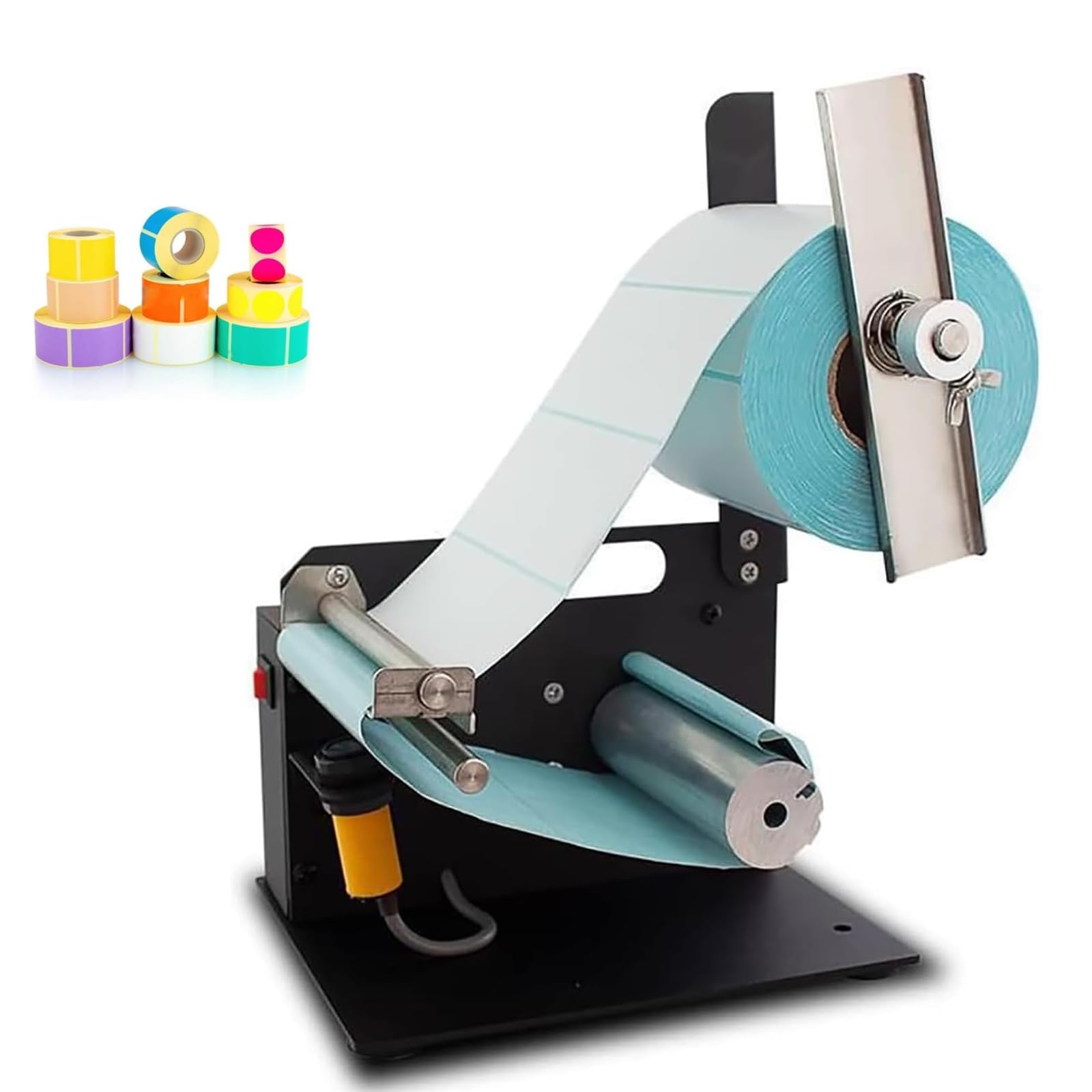 Automatische Etikettenabisoliermaschine, 15,2 cm/s Geschwindigkeit, 200 mm Etikettendurchmesser, für selbstklebende PET-PVC-Etiketten, einfach oder mehrere Reihen abziehen