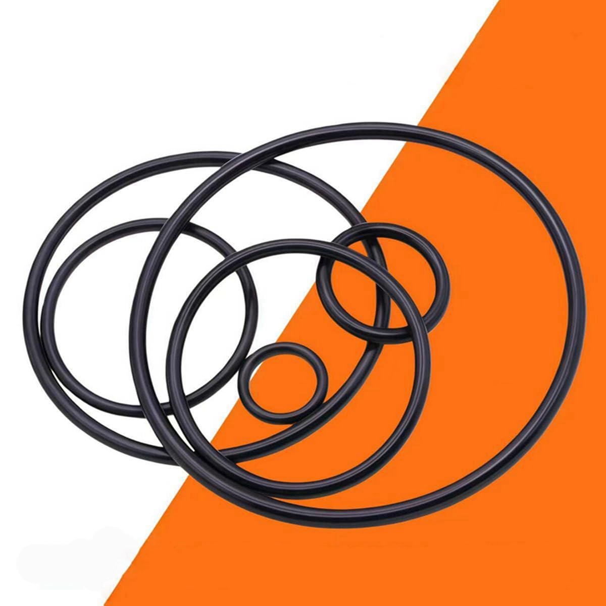 Junta tórica de EPDM negra, Diámetro del alambre 5mm Diámetro interior 65mm Diámetro exterior 75mm, Paquete de 5