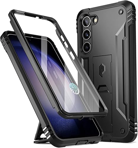 Poetic Revolution Series - Funda para Samsung Galaxy S23 5G de 62 pulgadas 2023 protector de pantalla integrado que funciona con identificación de