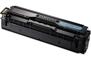 Samsung CLT-C504S Toner Cartridge for CLP-415NW, CLX-4195FW, SL-C1810W, SL-C1860FW Printers, Cyan (SU029A)