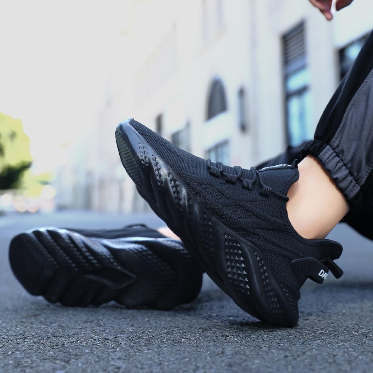 Womens Walking Shoes Running Sneakers Slip On Tennis Sport Workout Gym Athletic Travel Work Lightweight Non Slip Fashion Breathable Comfortable Shoes - Image 3