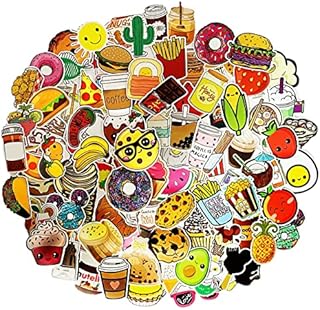 100Pcs Cute Vintage Stickers for Girls Kids, Waterproof Vinyl Stickers Pack for Luggage, Laptop, Scrapbook, Skateboard, Water Bottle, Phone, Korean Aesthetic Stickers