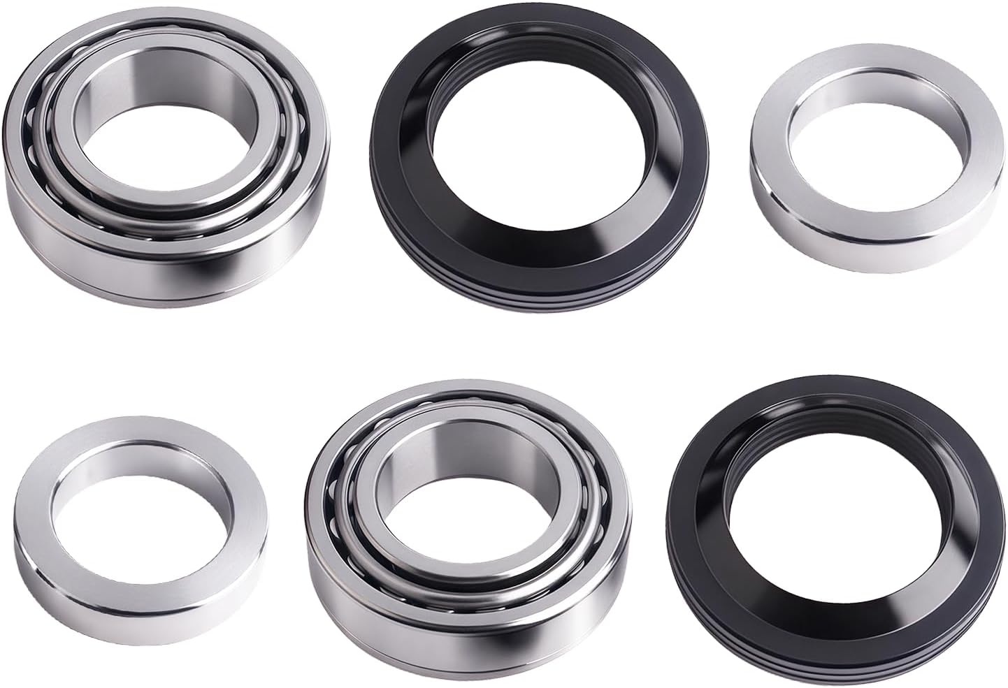 2 Set Rear Axle Shaft Wheel Bearing Inner Spacer Oil Differential Seal Kit Fit For Nissan Titan 04-07 Fit For Nissan Frontier 05-17 Fit For Nissan Xterra 06-15# 43252-7S200 43070-7S200 40210-7S210