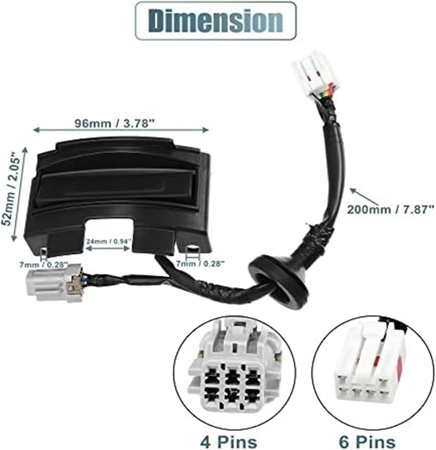 81260-2V010 Trunk Tailgate Handle Release Switch Rear Door Hatch Liftgate Latch Button Switch, for Hyundai, for Veloster 2012-2017 Black Car Boot Switch