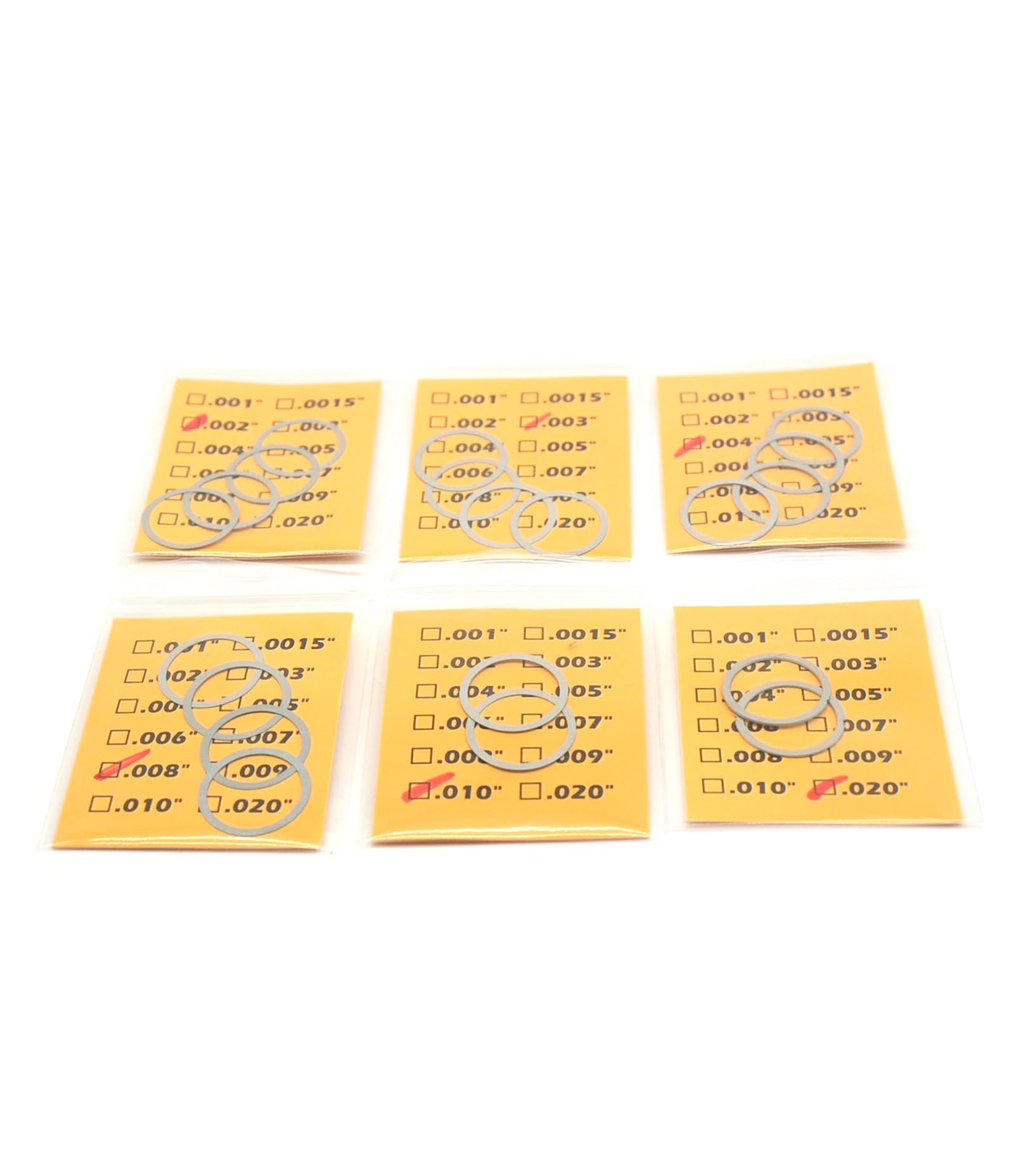 Lot de 20 cales à barillet 5/8 x 24 pour calage et alignement de frein de bouche 308 7.62 300BLK .30 Calibre