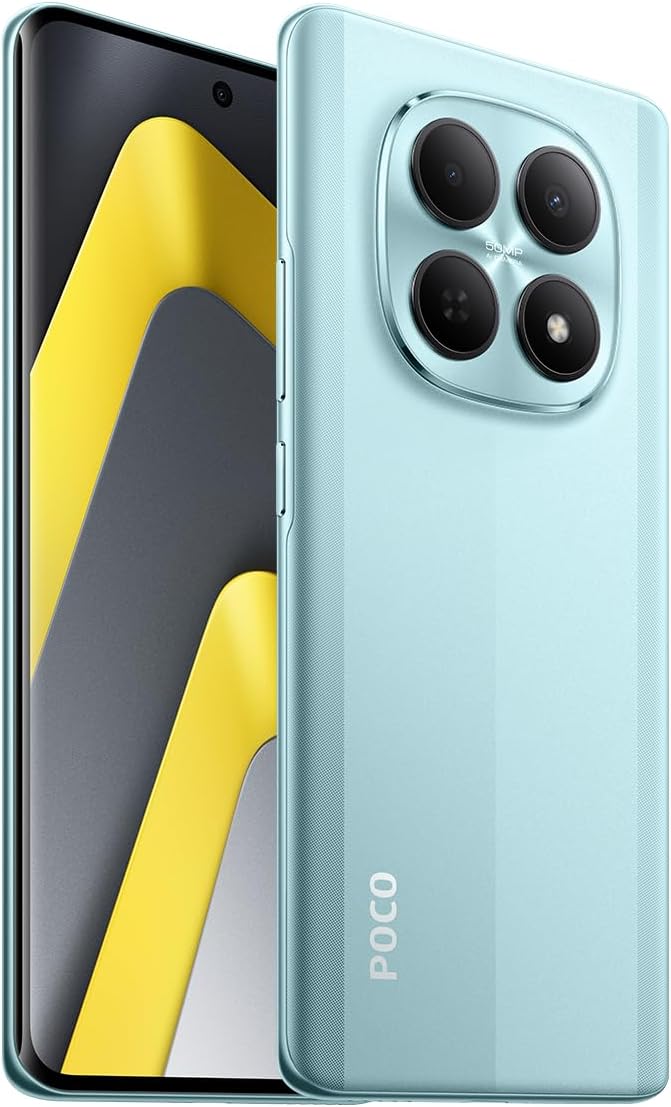 Xiaomi POCO M8 5G 8GB+256GB 日本語版 Simフリー スマートフォン 6.77" 120Hz有機EL(AMOLED)デイスプレイ Snapdragon 6 Gen 3 5520mAh (typ) バッテリー5000万画素数AI デュアルカメラ 超薄型・軽量 高耐久性 IP66防塵防水 docomo/au/SoftBank/Rakuten Mobile 回線対応 グリーン