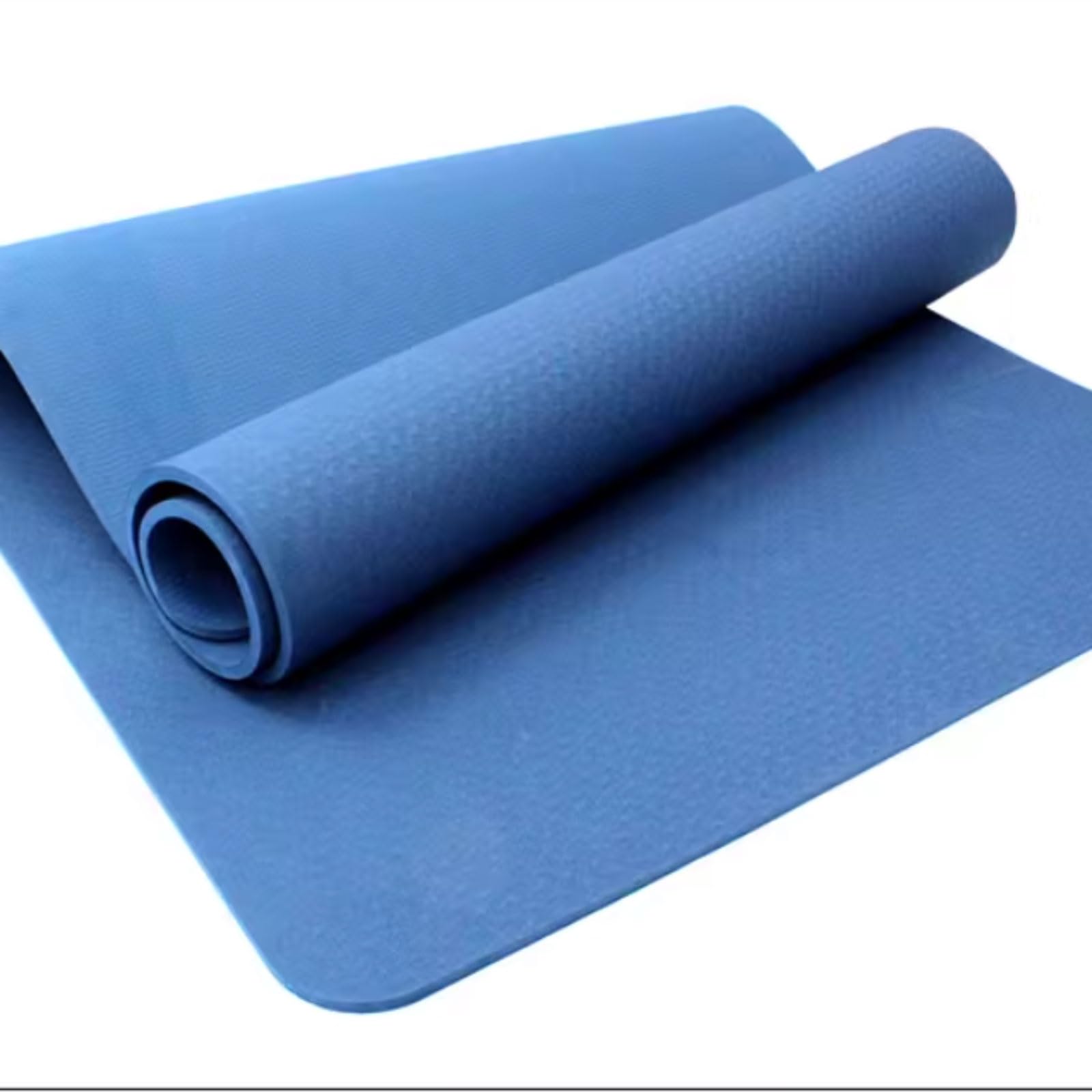 Tappetino da yoga in TPE con cinturino extra spesso Tappetino da yoga for esercizi Spessore 8 mm Supporto for cuscino for pilates a casa ed esercizi a terra