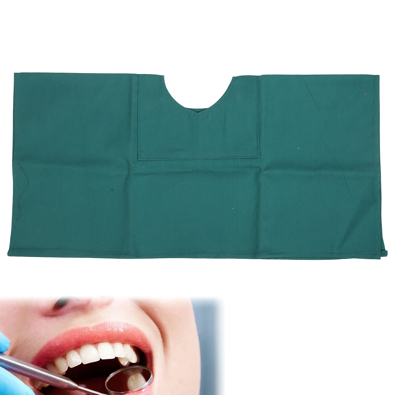 FILFEEL Dental OP-Abdecktücher, Dental OP-Abdecktücher mit Loch Baumwolle, Dental OP-Abdecktücher Baumwolle Krankenhaus Zahnarzt Chirurgie-Blatt-Abdeckung mit Loch-Zubehör