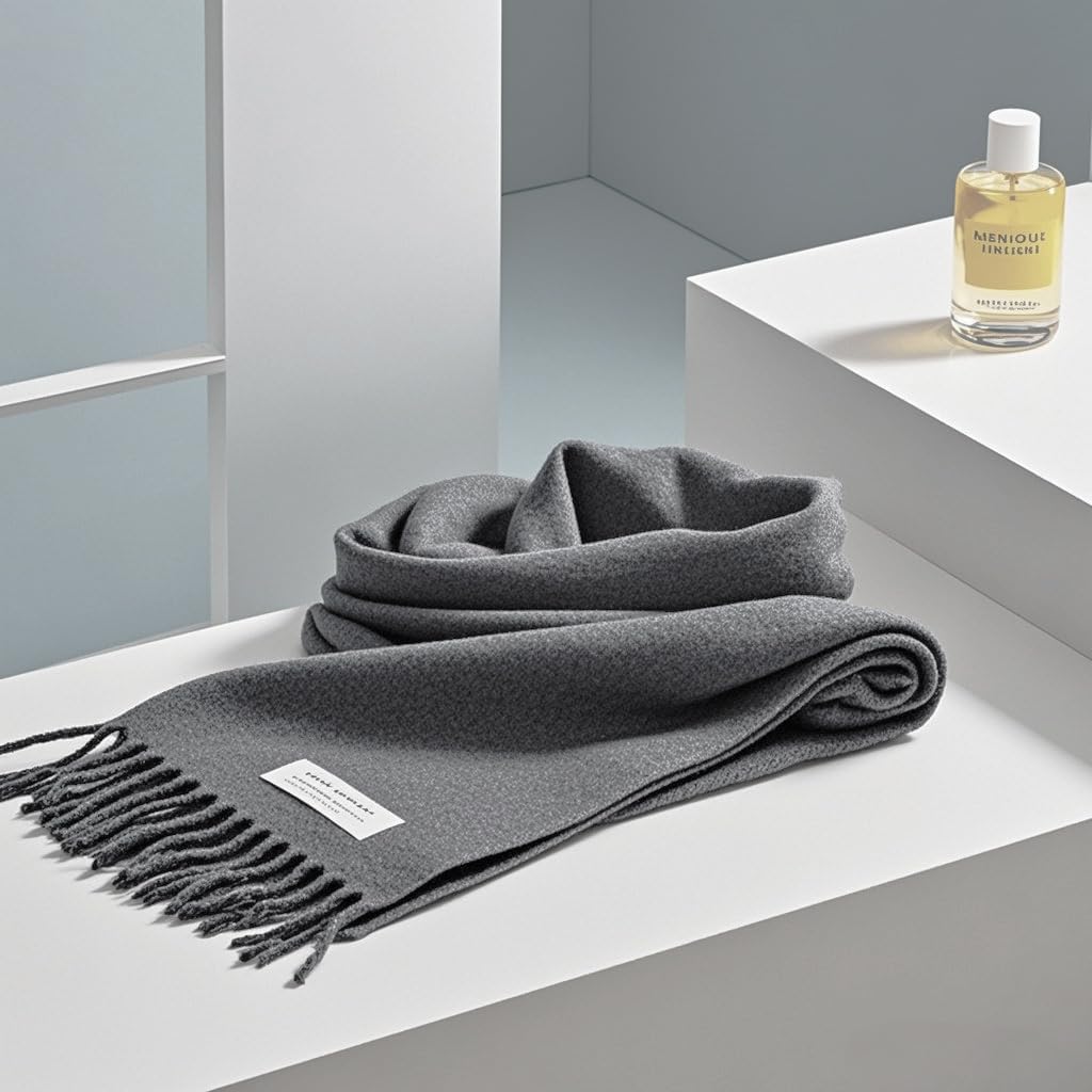 Scarf for Women, Warm Winter Scratchy Lightweight Cashmere Scarves, Lint-free, Pill-Free, Gift Box Packaging - Image 2