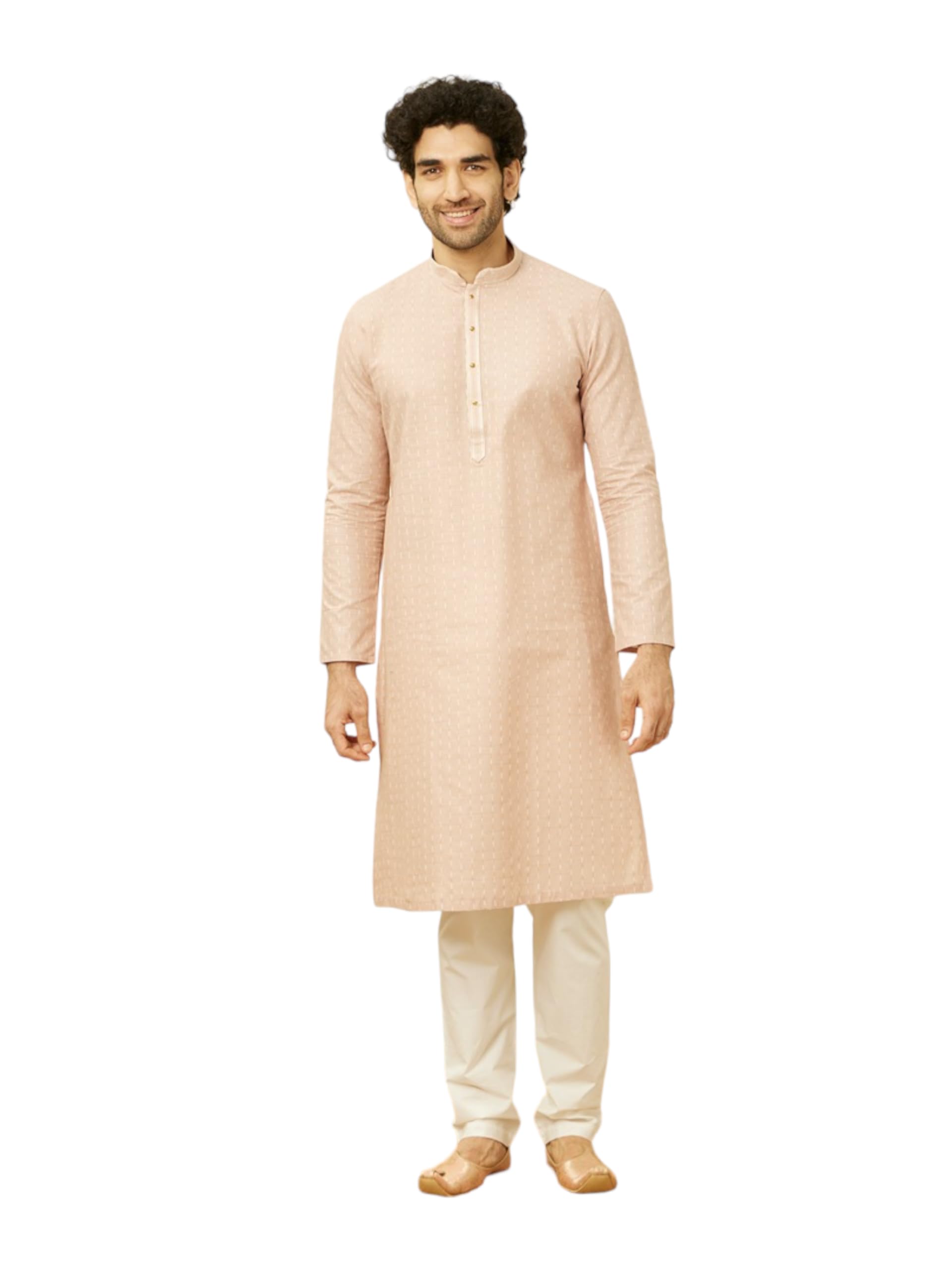 manyavar Men's Mens Cotton Kurta Pajama Set-picture-44