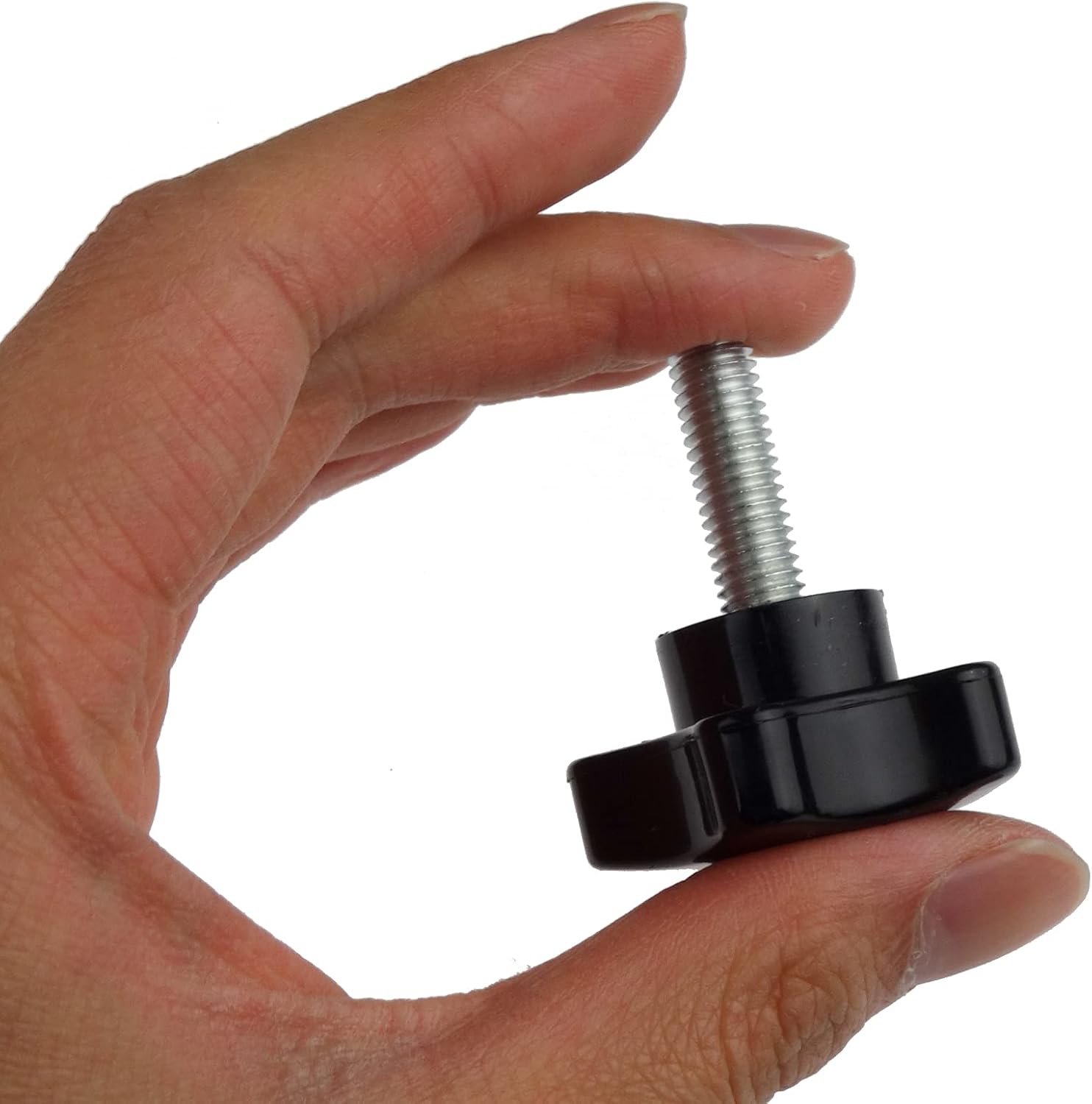 2 Pack M8 x 25mm (5/16" x 1") Thread Replacement Star Hand Knob Tightening Screw for Umbrella Base Replacement