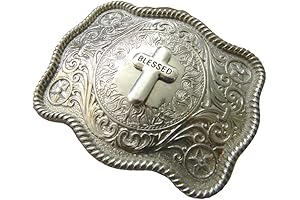 Silver Cross Belt Buckle: Embodying Western Faith and Style