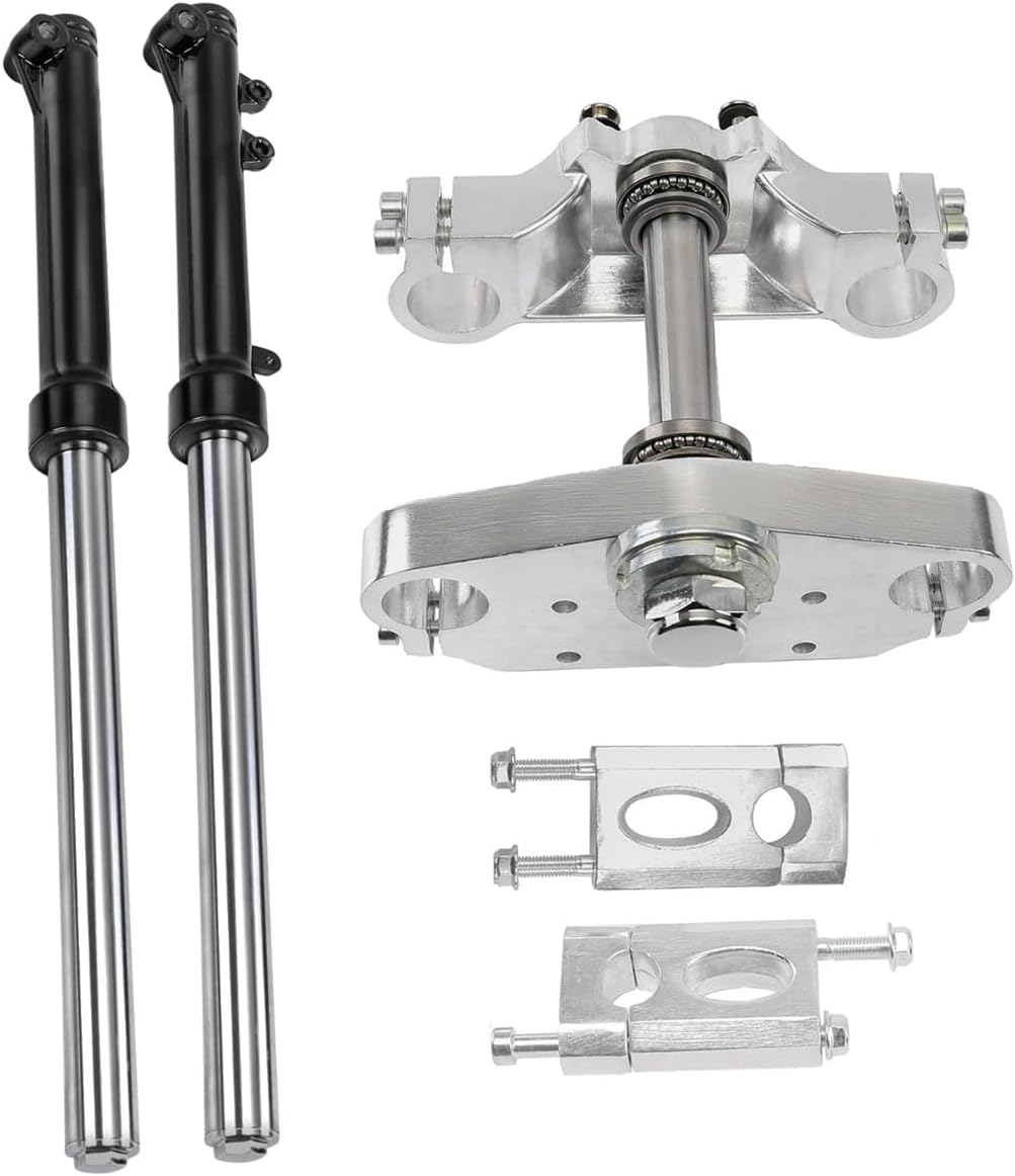 33mm 630mm Front Forks Shock Triple Tree Clamps for Dirt Pit Bike 50cc 70cc 90cc 110cc 125cc SSR Apollo Coolster Taotao CRF50 XR50 CRF70
