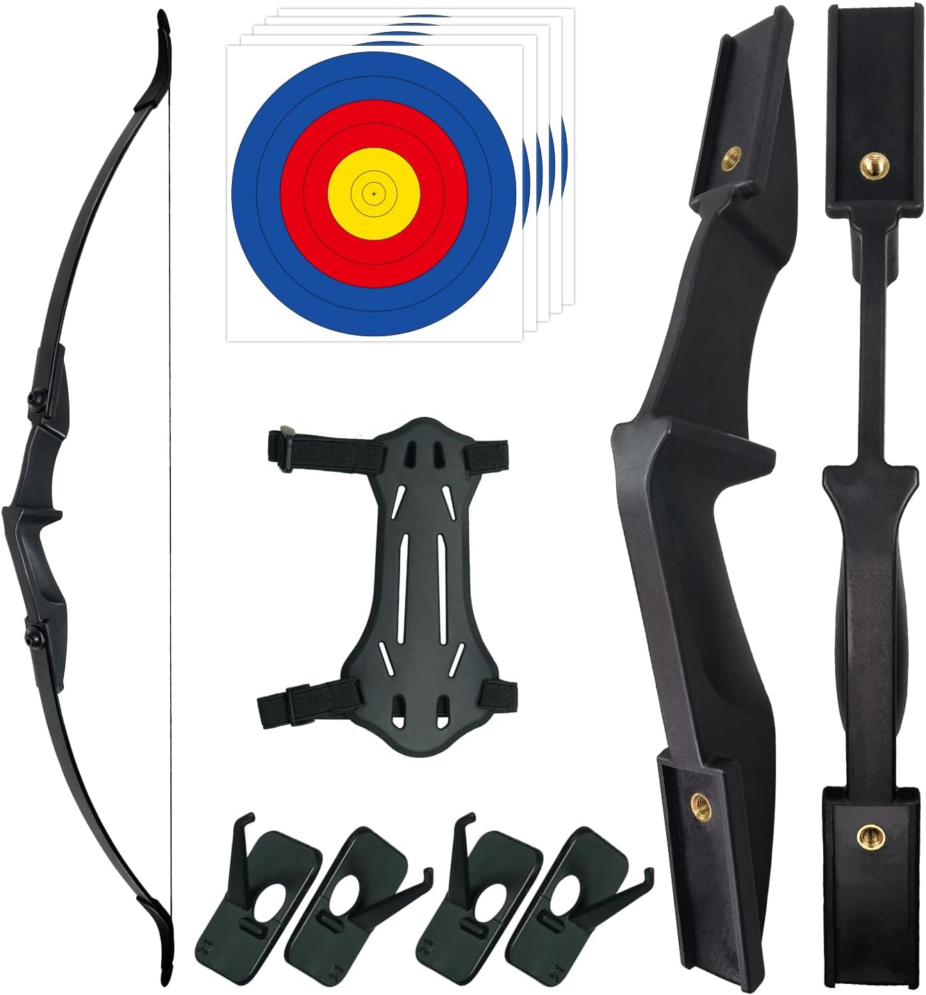 Recurve Bow Set for Adults-Takedown Recurve Bows Youth/Adult/Teens Bow Archery Set for Beginners Target Practice, Left and Right Handed, 20/30/40lbs