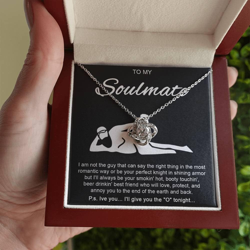 To My Soulmate Necklace - Romantic Jewelry for Women, Gift for Wife from Husband, Funny Soulmate Gifts for Her, Perfect for Girlfriend or Partner, Ideal Birthday, Anniversary, or Valentine - Image 8
