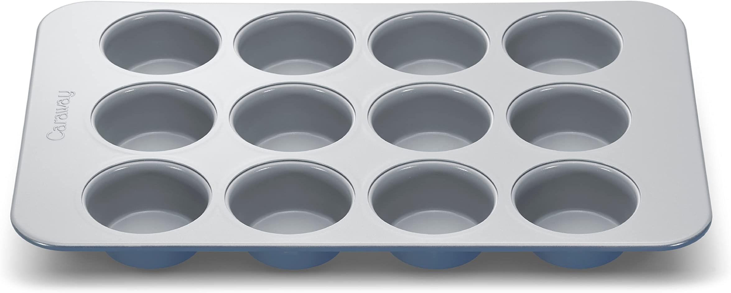 - Non-Stick Ceramic 12-Cup Muffin Pan - Naturally Slick Ceramic Coating - Non-Toxic, PTFE & PFOA Free - Perfect for Cupcakes, Muffins, and More - Slate