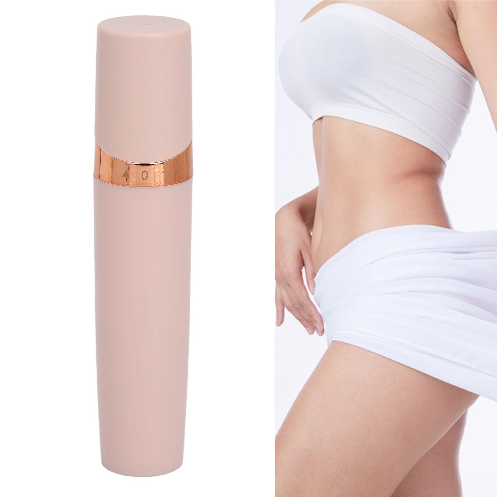 Epilatore Portatile e Compatto per il Viso – Strumento di Depilazione Efficiente e Delicato per il Corpo, Versatile con Design Sicuro e Affidabile