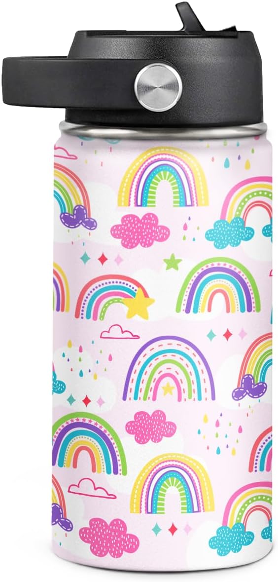 Amazon Kids Water Bottle Rainbow Water Bottles 12oz With Straw amazon-kids-water-bottle-rainbow-water-bottles-12oz-with-straw