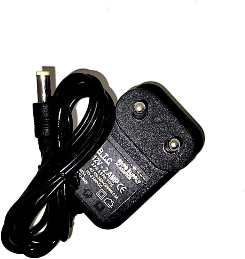 RSCT 12v Adapter led Strip 2A Wall Mounted 12V DC Switching Power Supply, 110V to 12 Power Supply SMPS for CCTV,DTH,SETOP Box,LED Strip Lights,TV,DVD,REDIO FM,Camera,Modem and Router (India)