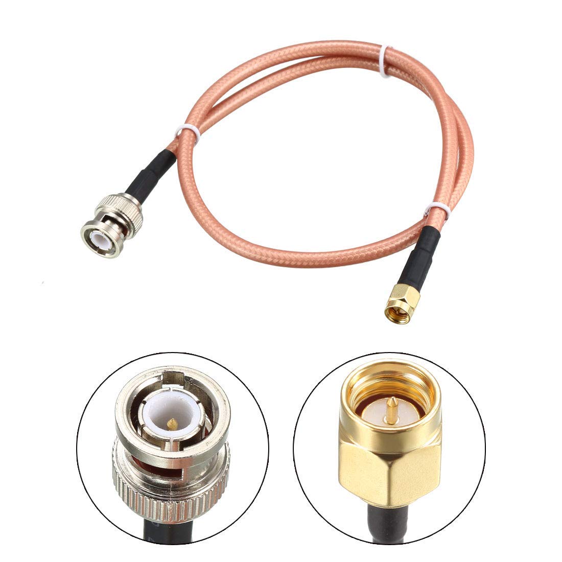 Cavo WiFi Expert Cavo Coassiale RG142 BNC Maschio-Maschio - Per Segnale RF, Nuovo E Pronto All'Uso Cavo RF BNC Maschio Maschio - Foto 8