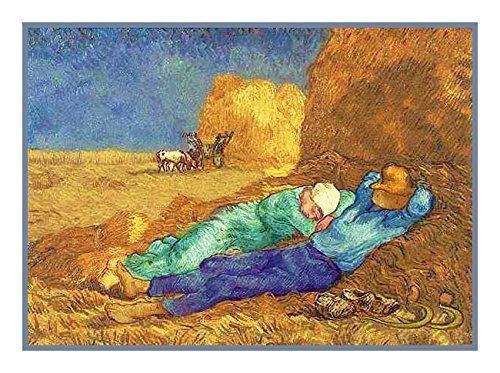 Orenco Originals Noon Rest from Work by Vincent Van Gogh Counted Cross Stitch Pattern