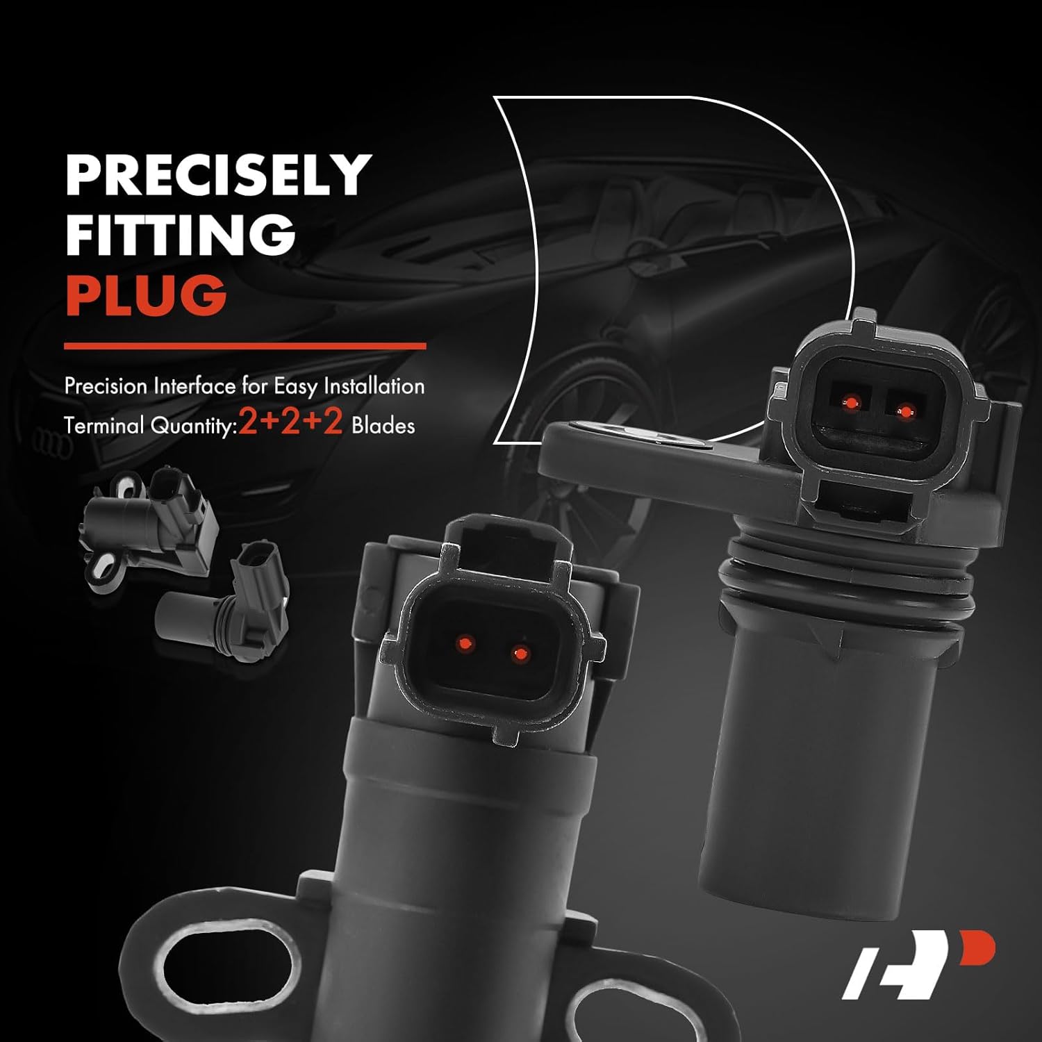 A-Premium 3-PC Engine Camshaft Crankshaft Position Sensors Compatible with Ford Escape 2005-2008, Focus 2003-2007, Ranger 2003-2011 & Mazda 3 2004-2005, 5 2006-2007, 6, Tribute, B2300, Mariner