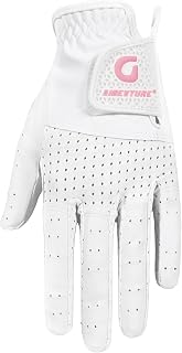 AIGEVTURE Womens Golf Gloves Ladies Golf Gloves Breathable Yoga Mesh Back for Fashion Conscious Golfers