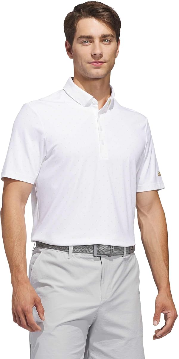 adidas Men's Ultimate365+ Mirco Print Polo Shirt