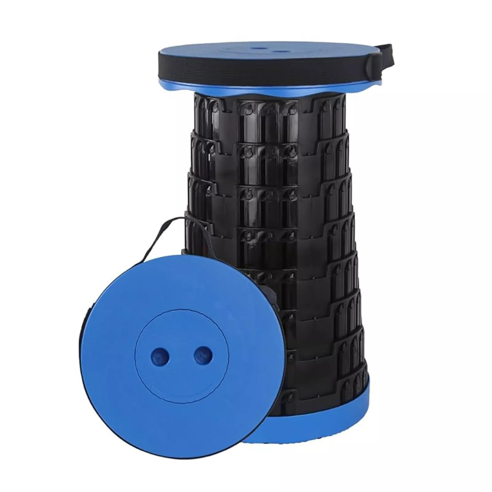 ADEPTNA Heavy Duty Portable Telescopic Folding Travel Stool Lightweight Yet More Sturdy Collapsible Stool Indoor Outdoor Camping BBQ Garden Fishing Hiking โ image 1