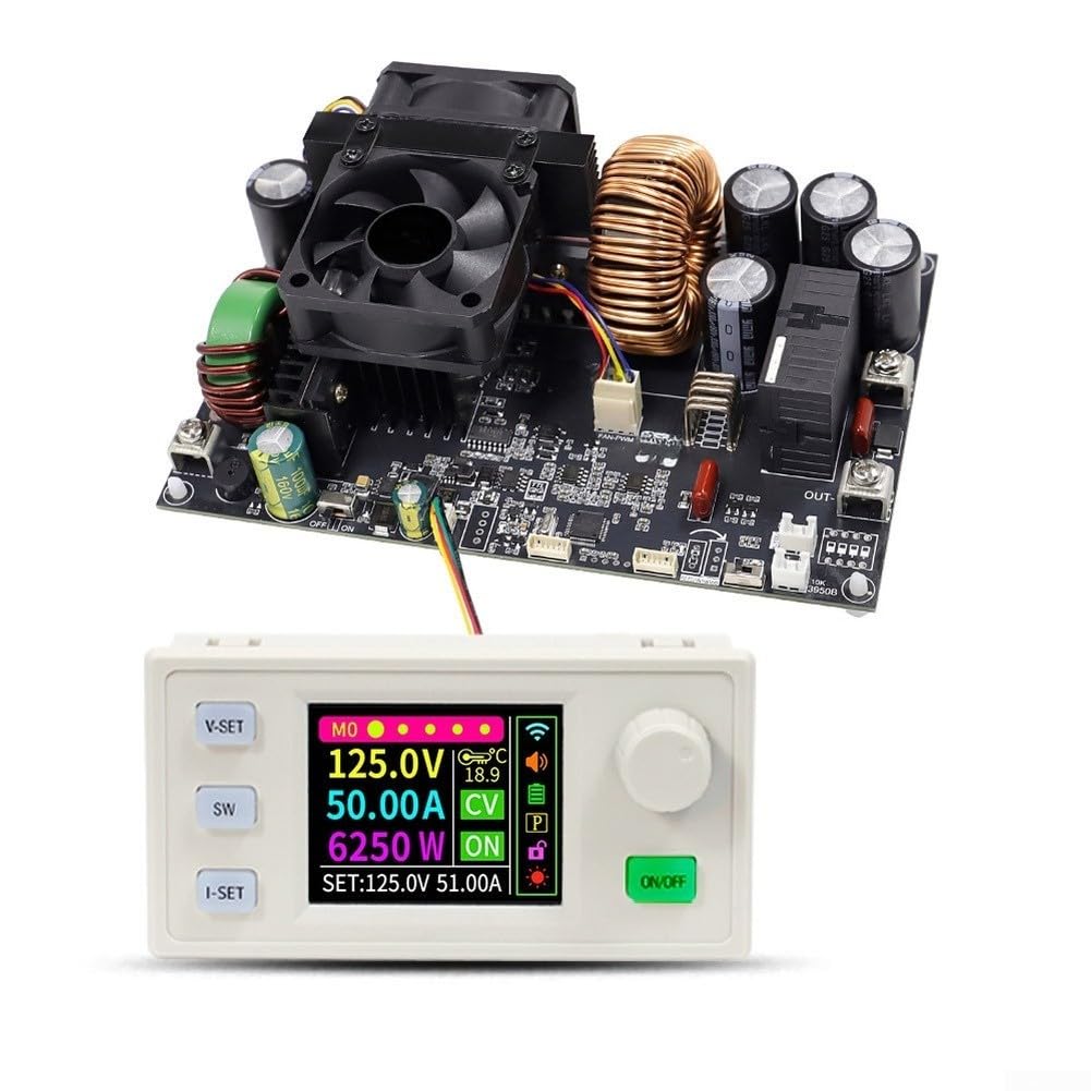 Alimentation DC Réglable 50A 125V Refroidissement Double Ventilateur(With screen)
