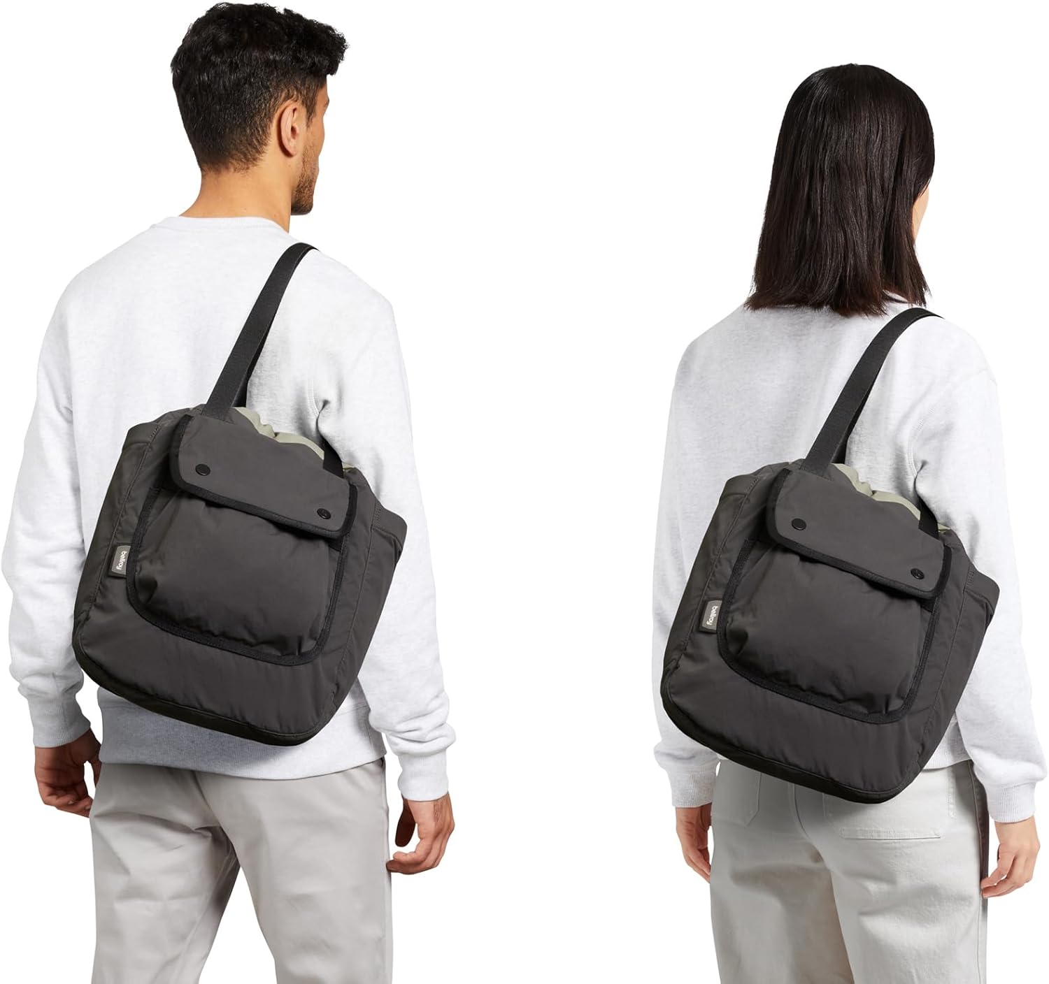 Bellroy Cinch Tote (16 liter lightweight tote bag with external organization, pop pockets, a luggage pass-through, and effortless draw-cord closure) - Oat - Image 3