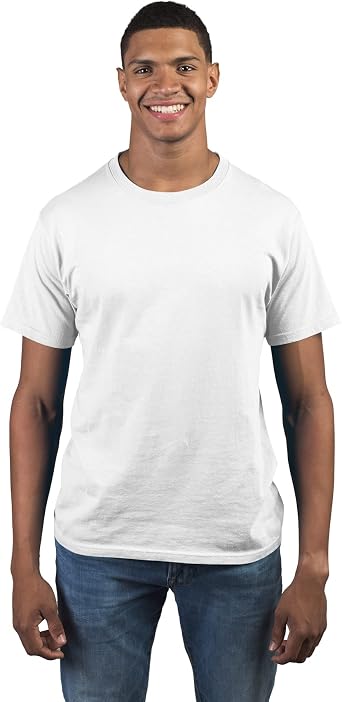 Mens Big & Tall Short Sleeve Moisture Wicking Athletic T-Shirt, XLT, White