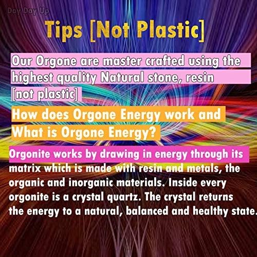 Day Day Up Natural Turquoises Orgonite Pendant Reiki Energy Amulet Necklace Meditation Healing Jewelry For Women - Image 8