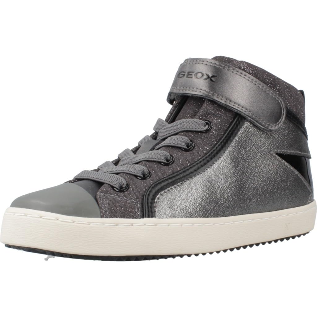 Geox Mädchen Grau J Kalispera Girlsneaker